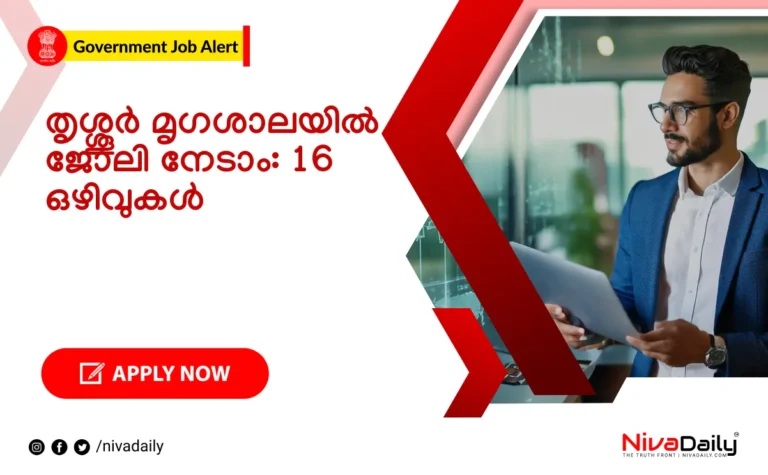 Thrissur Zoo Jobs