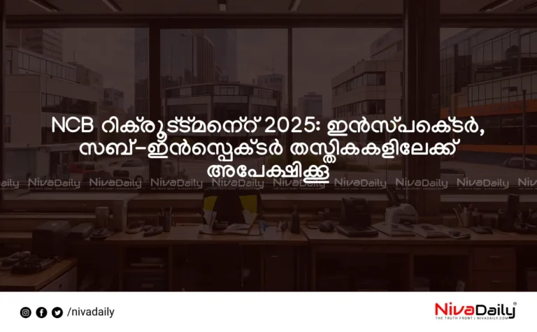 NCB Recruitment 2025